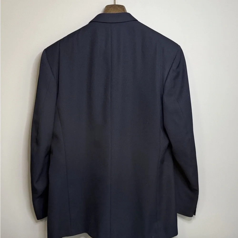 Givenchy Double-Breasted Navy Blazer with Gold Buttons 48/50 - Picture 2 of 4
